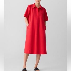 Eileen Fisher Classic Collar Shirtdress NWT